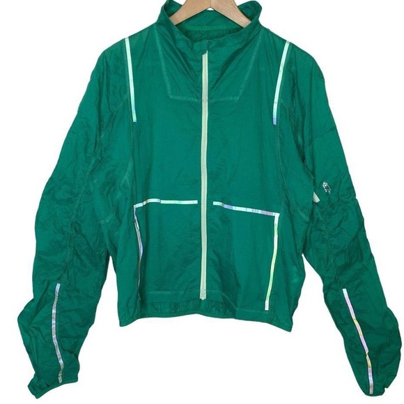 (A11) Free People Great Escape Run Black Windbreaker Jacket FP Movement, Size M - Picture 11 of 12